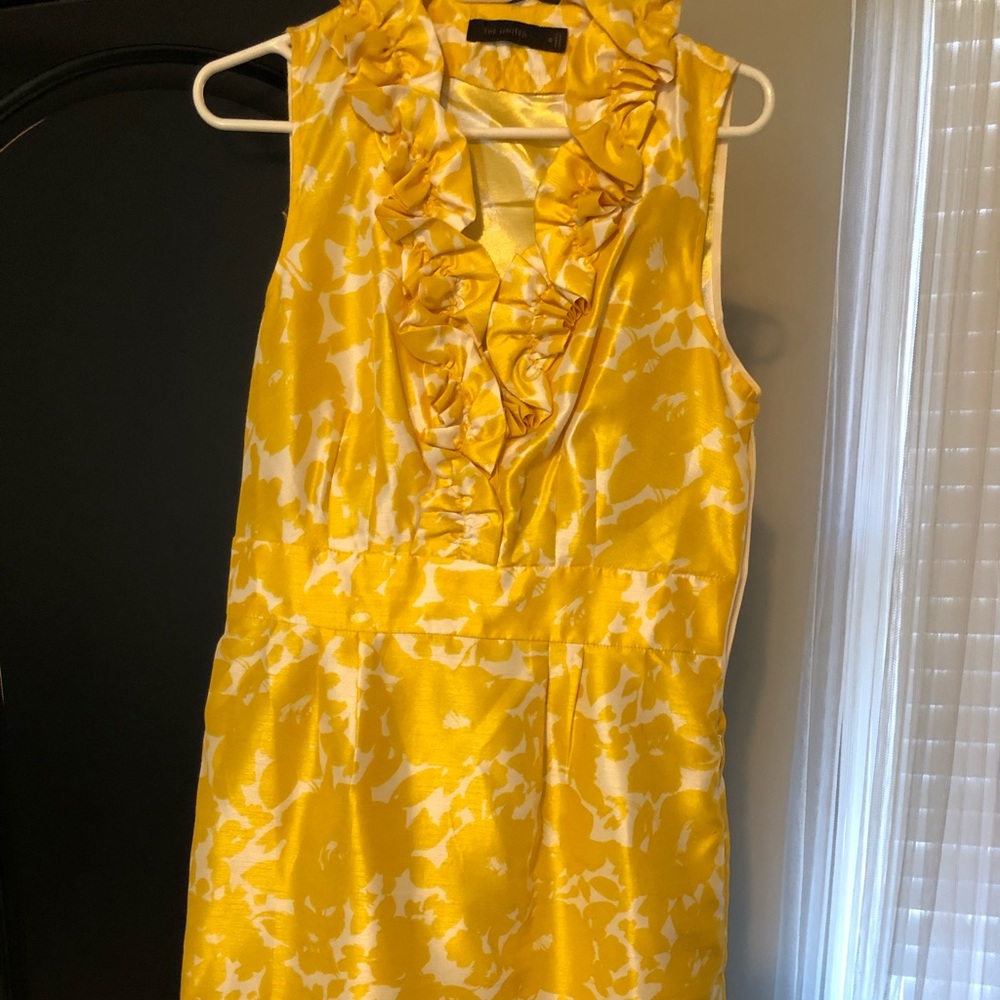 Yellow dress from the Limited